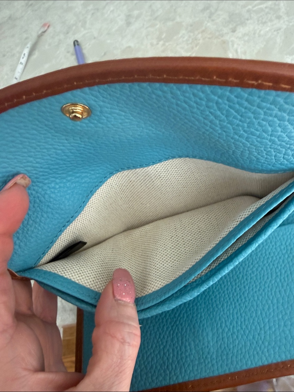 Dooney & Bourke Pebble Grain continental clutch wallet - Picture 4 of 6